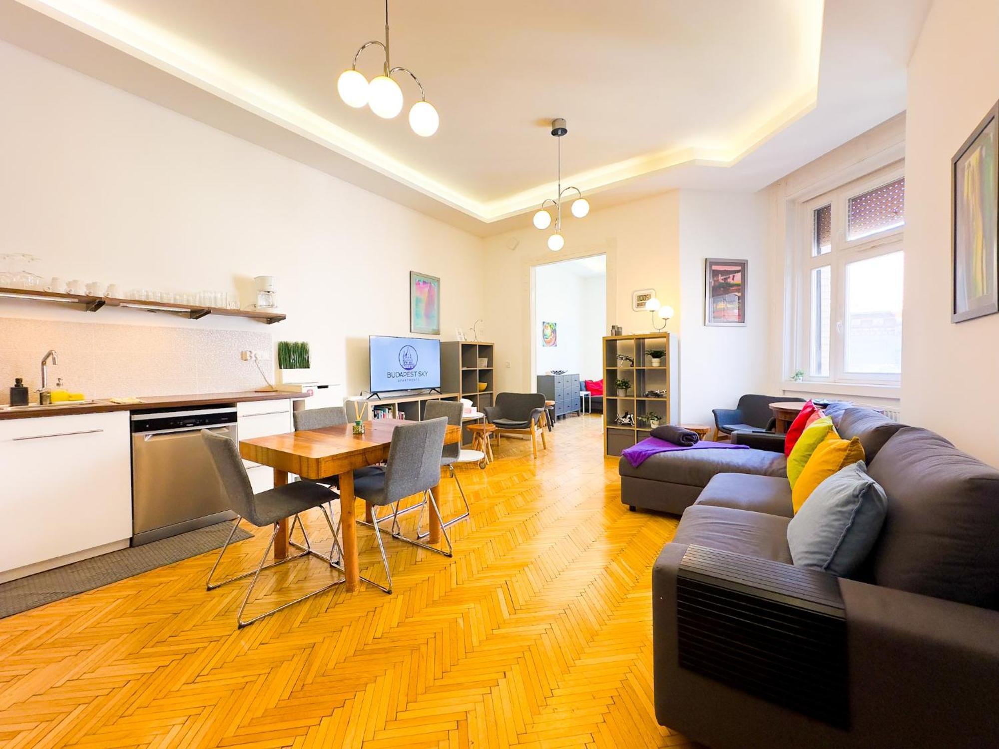 Spacious 4Br Oasis In Central Budapest - Bp Sky Exterior photo